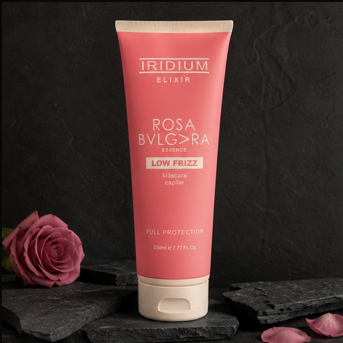 Máscara Capilar Rosa Búlgara Low Frizz