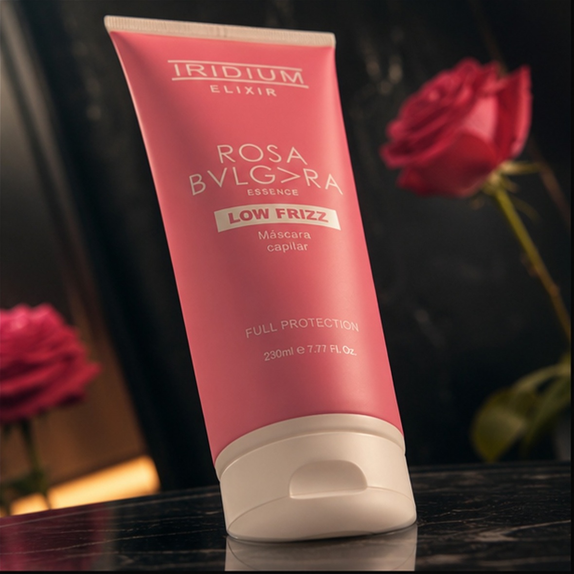 Máscara Capilar Rosa Búlgara Low Frizz